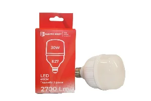 LED лампа T80 30Вт E27  4100К 2700 Лм  165-265 В