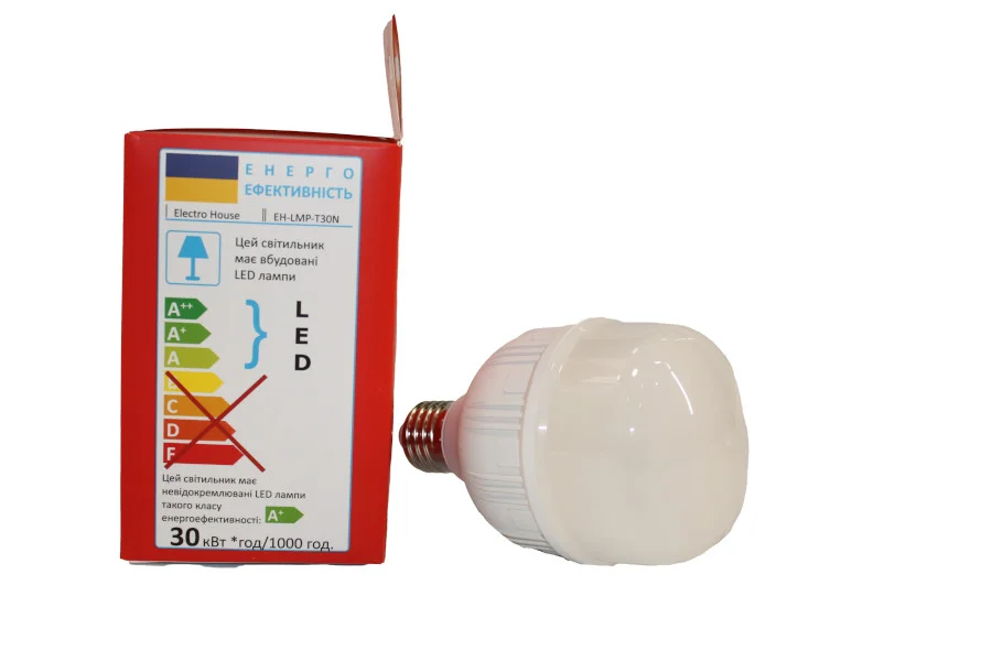 LED лампа T80 30Вт E27  4100К 2700 Лм  165-265 В