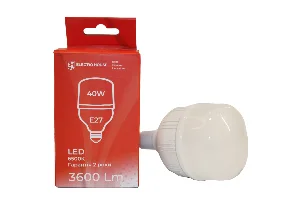 LED лампа Т100  40Вт E27  6500К 3600 Лм  165-265 В