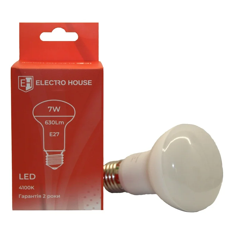 LED лампа R63 7Вт E27 4100К 630 Лм 180-260 В — фото 3