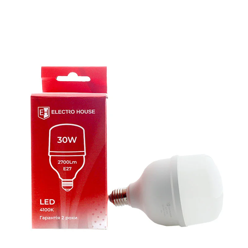 LED лампа Т100 30Вт E27 4100К 2700 Лм 180-260 В
