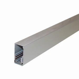 Трекова магнітна рейка накладна 2 м, білий — фото 1