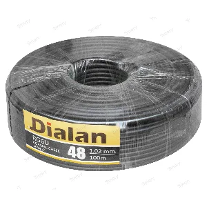 RG6U 48W CCS 1,02 мм (чорний) 75 Ом 100 м Dialan — фото 4