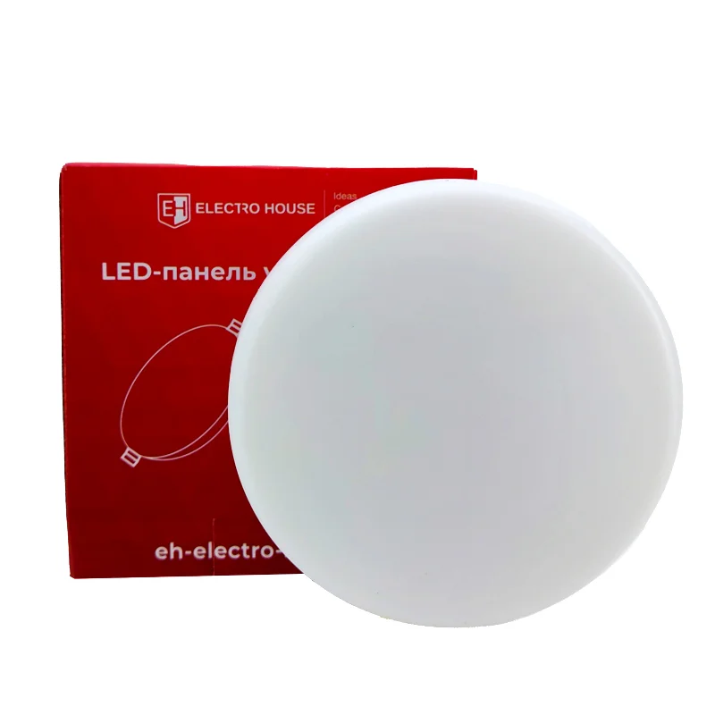 LED панель універсальна кругла Ø120 мм 18Вт, нейтральний білий 4000К, 1500 Лм — фото 3