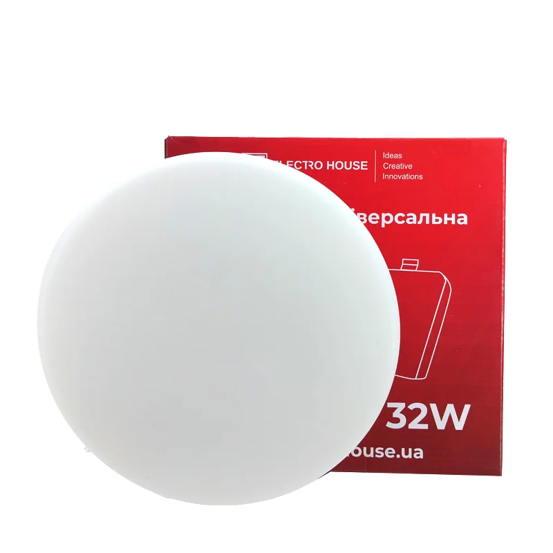 LED панель універсальна кругла Ø220 мм 32Вт, нейтральний білий 4000К, 3200 Лм — фото 3