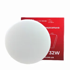LED панель універсальна кругла Ø220 мм 32Вт, нейтральний білий 4000К, 3200 Лм