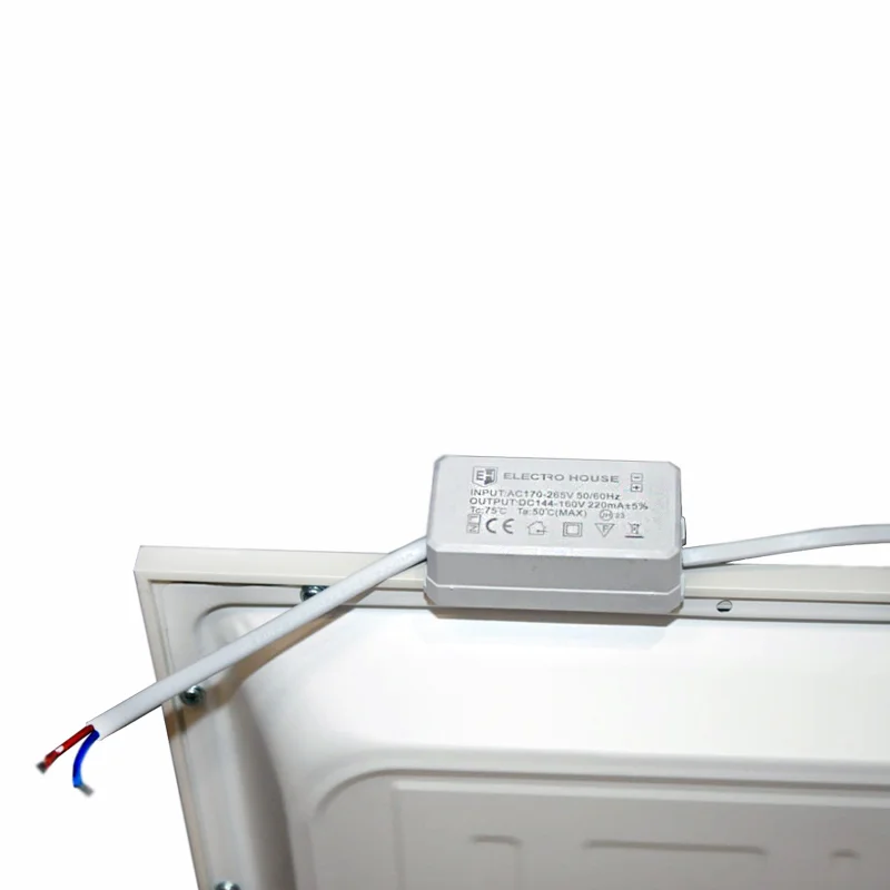 LED панель квадратна 60 мм 36Вт, холодний білий 6500К, 3600 Лм — фото 2