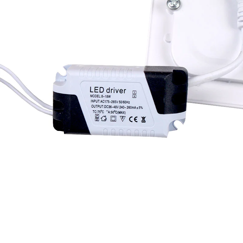 LED панель квадратна 170х170 мм 12Вт, нейтральний білий 4100К, 1080 Лм