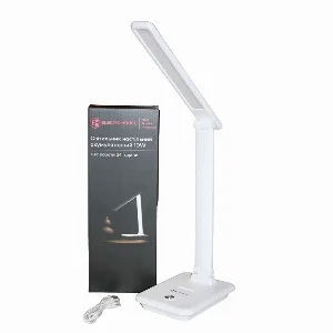 LED светильник настольный аккумуляторный с функцией повербанка 10Вт, белый