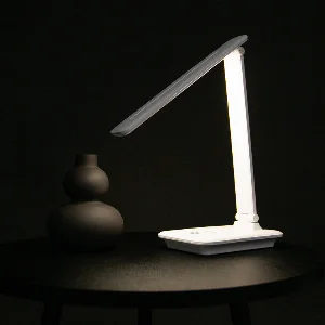 LED світильник настільний акумуляторний з функцією повербанку  10Вт, білий