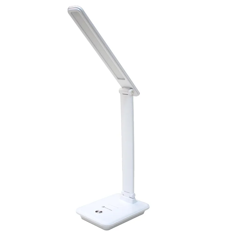 LED светильник настольный аккумуляторный с функцией повербанка 10Вт, белый — фото 5