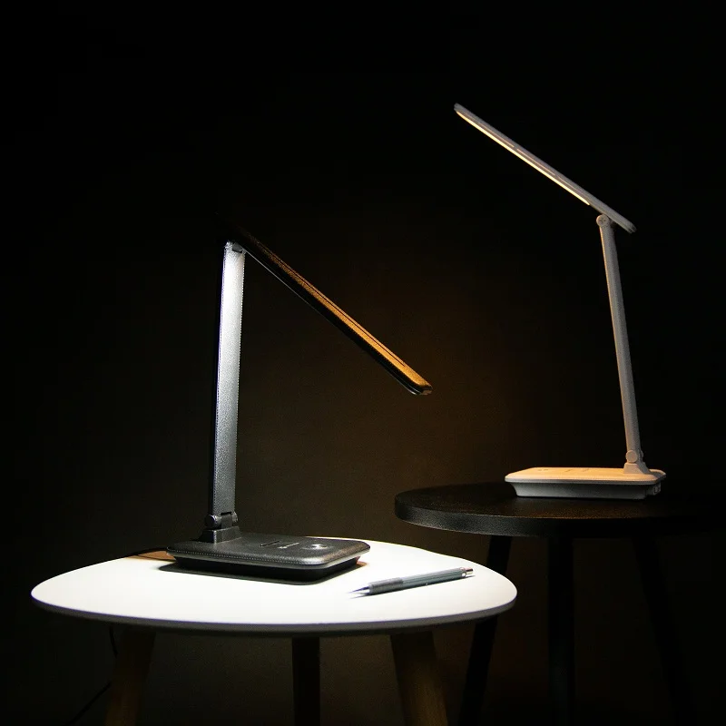 LED світильник настільний акумуляторний з функцією повербанку  10Вт, білий