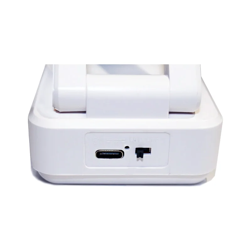 LED світильник настільний розкладний акумуляторний 5Вт, 3CCT, білий