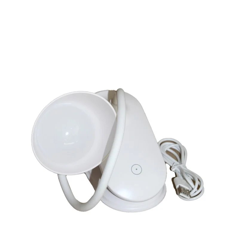 LED світильник настільний білий з акумулятором та з кріпленням