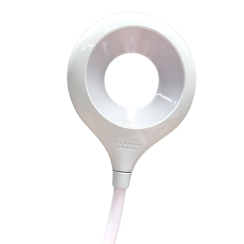 LED світильник настільний акумуляторний з підстаканником, білий — фото 4