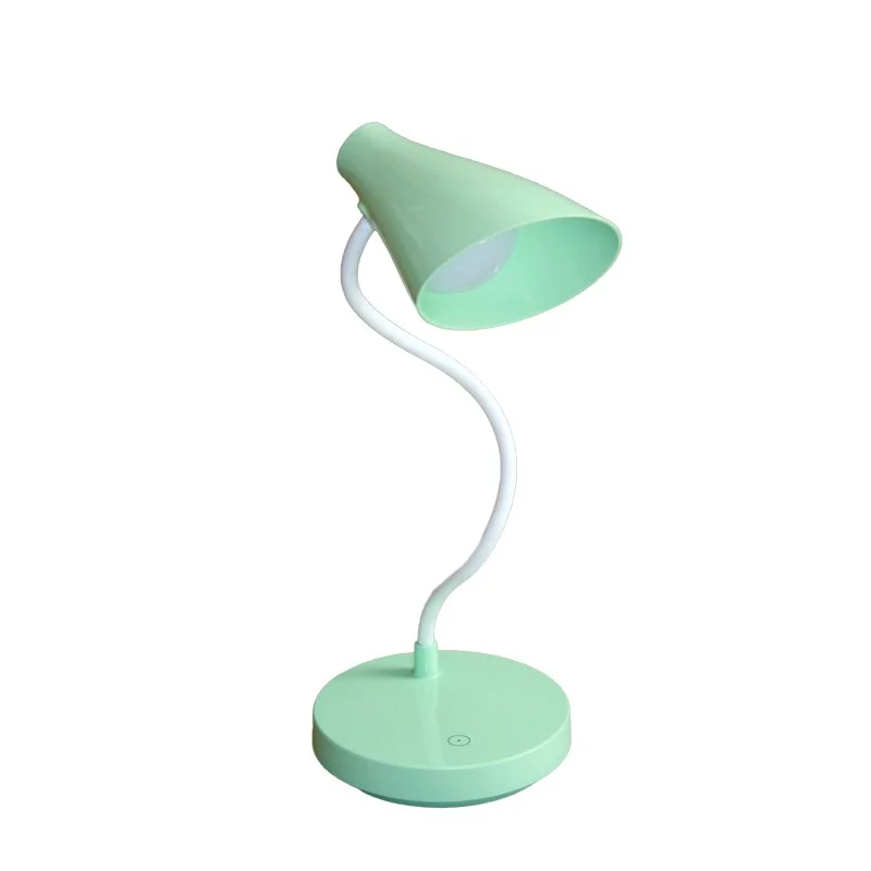 LED світильник настільний акумуляторний конусний, блакитний — фото 5