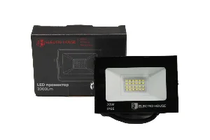 LED прожектор  2000 Лм   20Вт  6500К   холодний білий  SMD2835 — фото 2