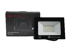 LED прожектор  3000 Лм  30Вт  6500К   холодний білий  SMD2835