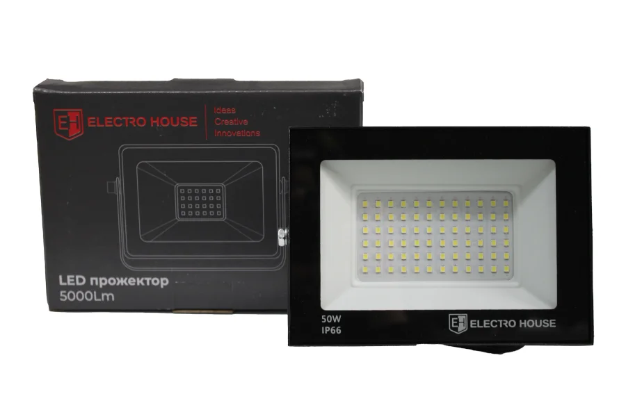 LED прожектор  5000 Лм  50Вт  6500К   холодний білий  SMD2835 — фото 2