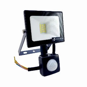 LED прожектор з датчиком руху 10Вт SMD5730, холодний білий 6500К, 900 Лм