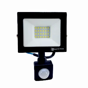 LED прожектор з датчиком руху 30Вт SMD5730, холодний білий 6500К, 2700 Лм