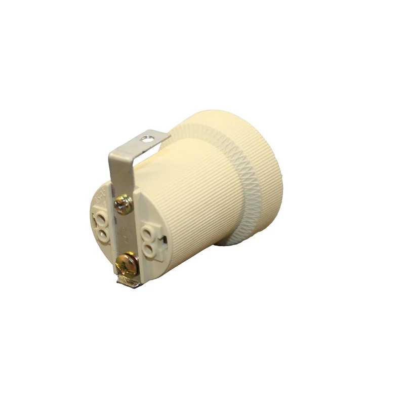 Патрон пластиковий з планкою E27