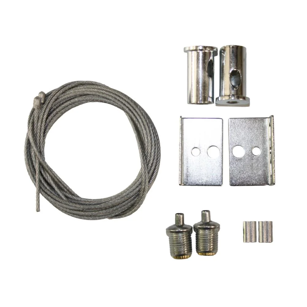 Тросовий підвіс   для LED панелі  1,5 м  (2 троси/набір), срібний