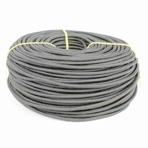 Провід в тканинної оплітці 2х 0,5 мм², сірий