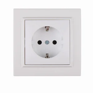 Розетка із заземленням 16А, Enzo  білий