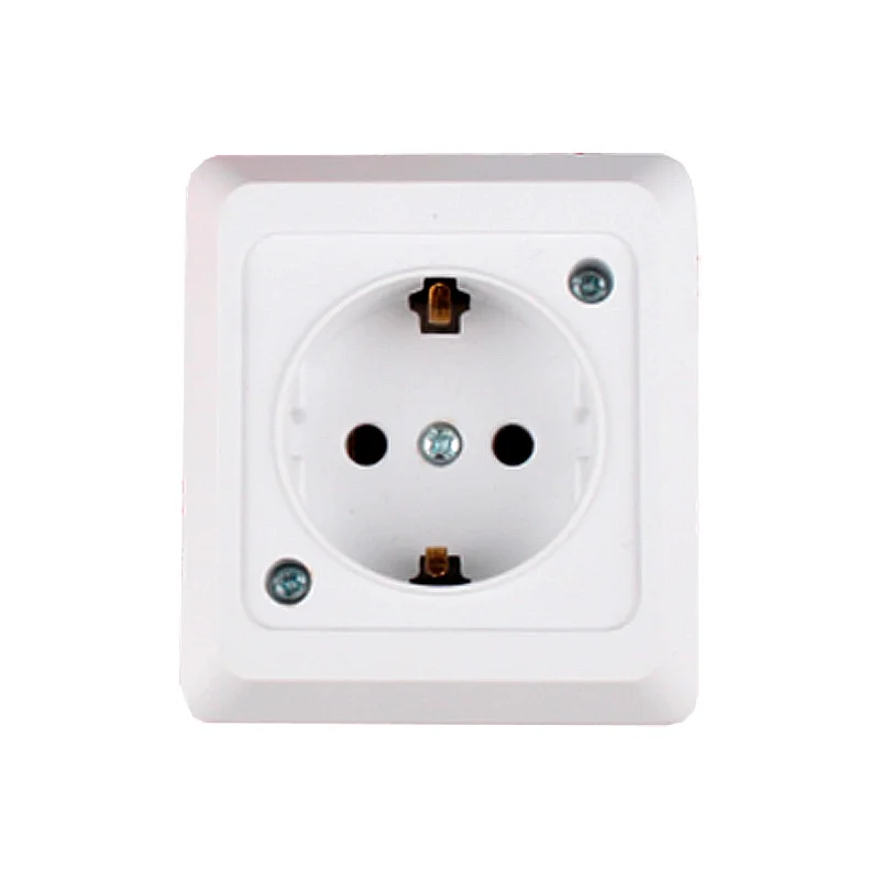 Розетка із заземленням 16A,  Hummer , білий