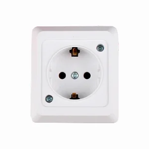 Розетка із заземленням 16A,  Hummer , білий