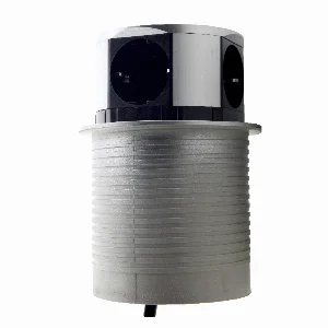 Меблева розетка 3 x 16А, 2 x USB 2.4А , металл + провід 3 x 1.5 mm²