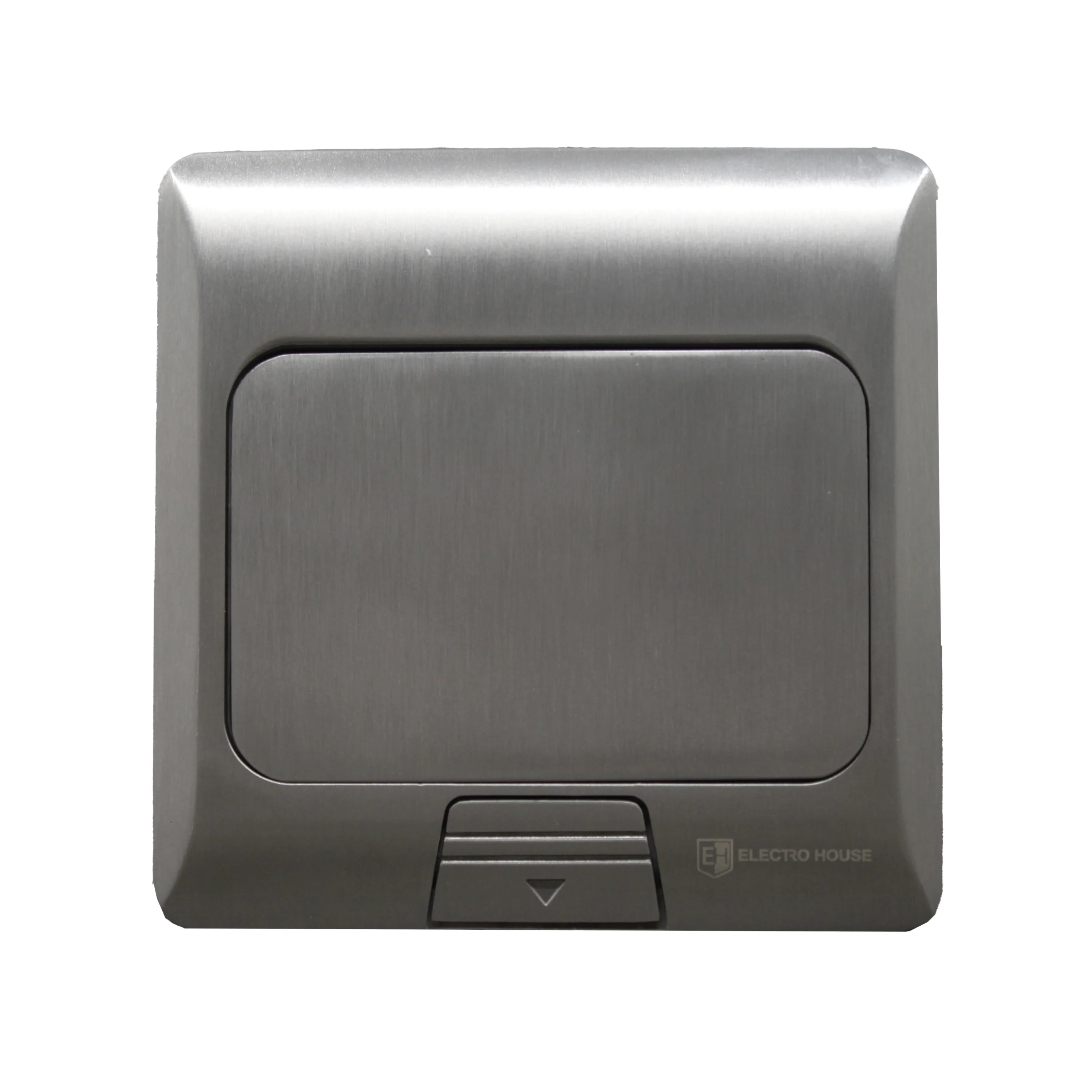 Розетка для підлоги з заземленням врізна 16А + 2USB (type C+A) 2.4А, IP44 , алюміній