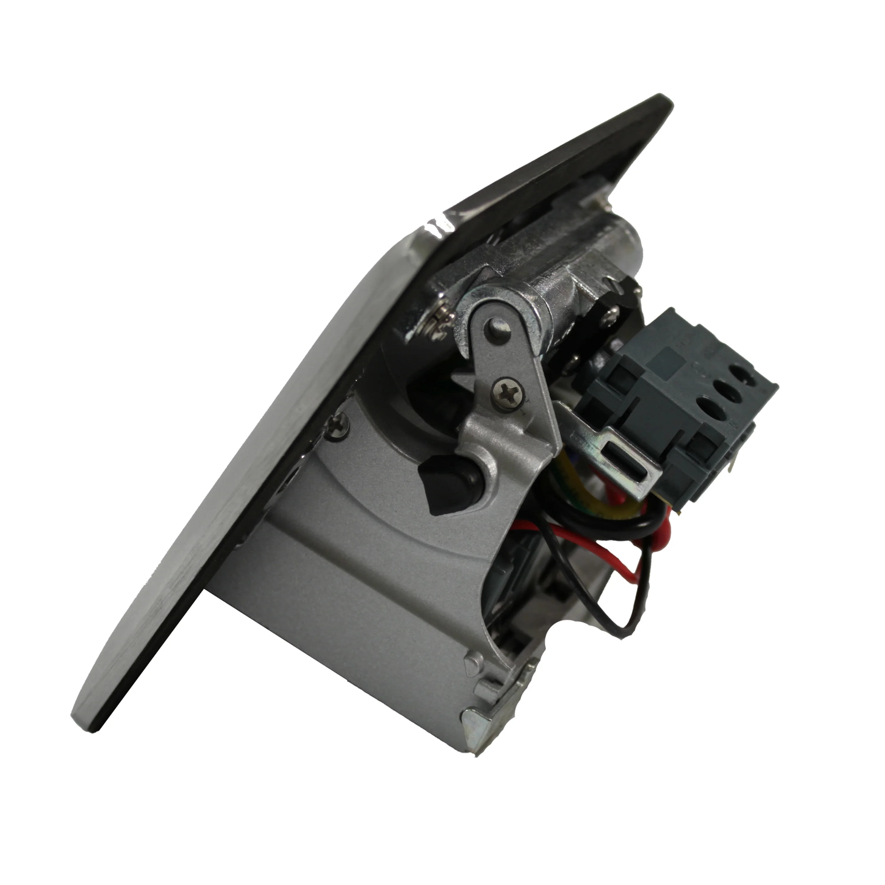 Розетка для підлоги з заземленням врізна 16А + 2USB (type C+A) 2.4А, IP44 , алюміній — фото 3