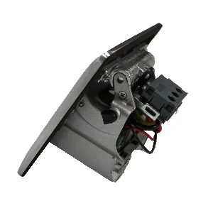 Розетка для підлоги з заземленням врізна 16А + 2USB (type C+A) 2.4А, IP44 , алюміній