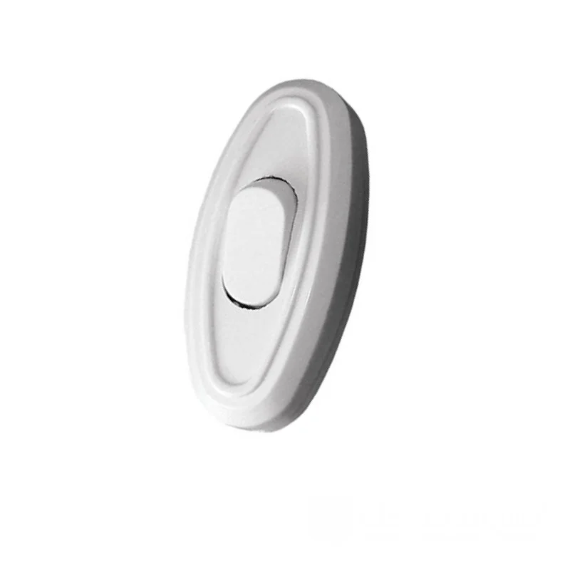 Вимикач для бра в індивідуальній упаковці, білий