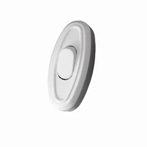 Вимикач для бра в індивідуальній упаковці, білий — фото 1