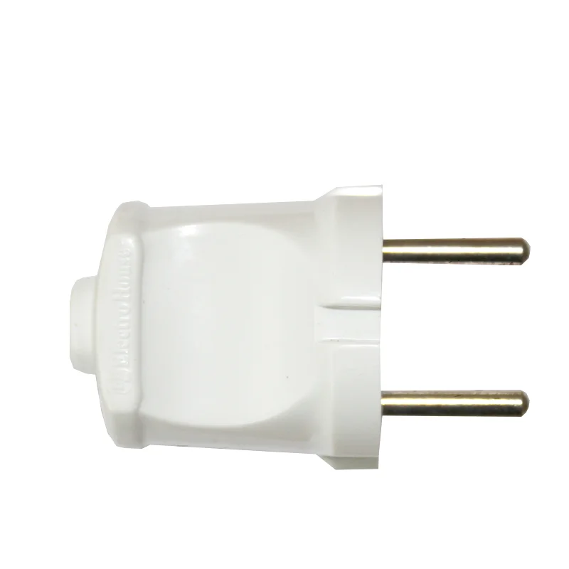 Вилка без заземлення, білий — фото 2