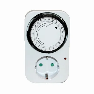 Розетка з механічним таймером, з добовою програмою