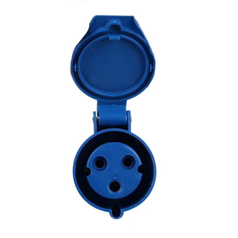 Роз'єм силовий штепсельний переносний 3x32 2P+PE, 32 A , 220-250 В, IP44 — фото 4