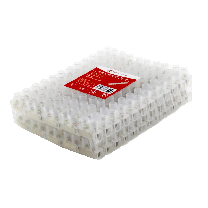 Клемна колодка 16A 12 мм²  поліетилен гвинтовий затиск — фото 2