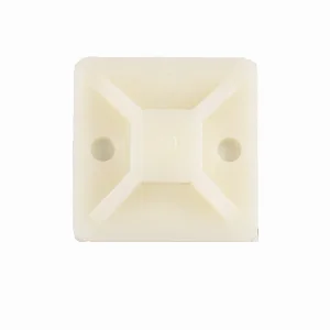 Майданчик для стяжки самоклеючий 30х30 мм , 100 шт., білий