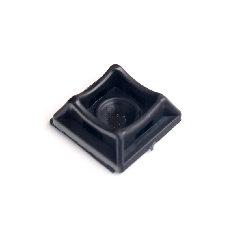 Майданчик для стяжки універсальний  Ø4мм, 20х20 мм , 50 шт., чорний — фото 4