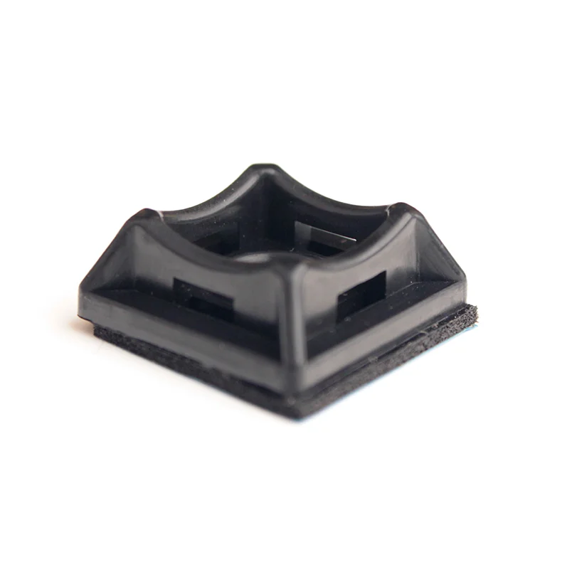 Майданчик для стяжки універсальний  Ø4мм, 20х20 мм , 50 шт., чорний — фото 3