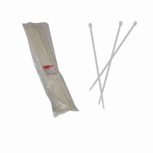 Стяжка кабельна 9х800 мм, 100 шт., білий