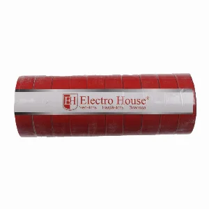 Червона  ізоляційна стрічка 17 м — фото 1