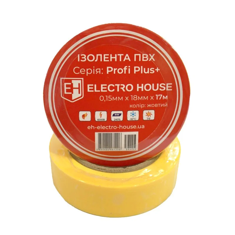 Желтая изолента 17 м — фото 2