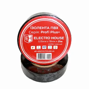 Чорна  ізоляційна стрічка 21 м