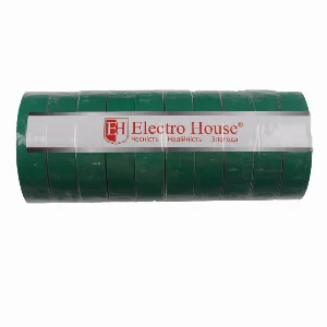 Зелена  ізоляційна стрічка 21 м — фото 1