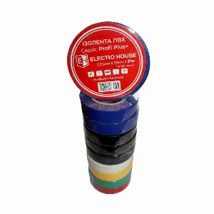 Ізоляційна стрічка Асорті 0,15мм x 18 мм x 21 м 10 шт